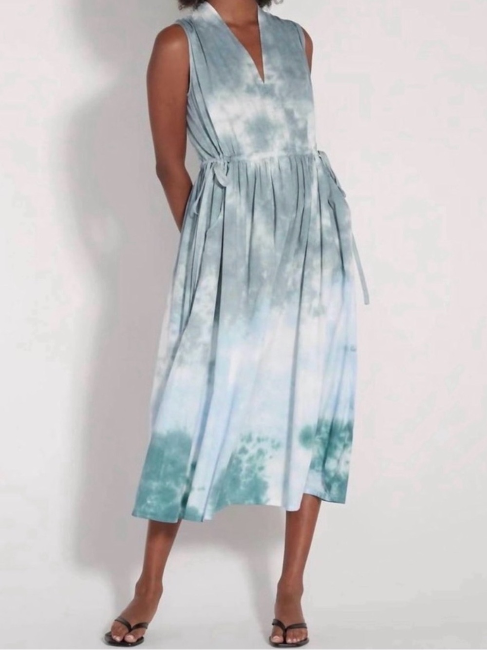 Raquel Allegra Daydream Tie Dye Midi  Dress size 1/S